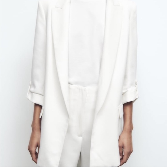 zara rolled up blazer blogger fav - Picture 6 of 10